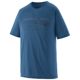 Maglietta da uomo Patagonia Men's Capilene Cool Trail Shirt - Stratapeaks blu Aquatic Blue