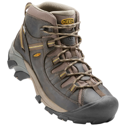 Scarpe da uomo Keen Targhee II Mid Wp marrone BlackOlive/Yellow