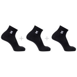 Calze Salomon Everyday Lite Quarter 3-Pack nero Black