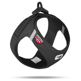 Pettorina per cane Curli Vest Clasp Air-Mesh nero Black