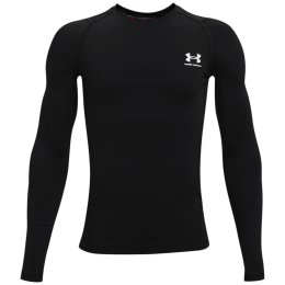 Maglietta sportiva per bambini Under Armour UA HG Armour LS Black nero/bianco Black / / White