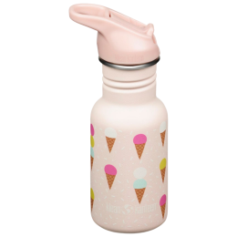 Bottiglia per bambini Klean Kanteen Kid Classic Narrow 12oz (w/Flip Seal Sport Cap) rosa ice cream