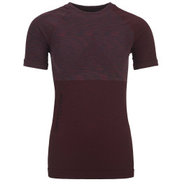 Maglietta da donna Ortovox Competition Short Sleeve W bordeaux Darkwineblend
