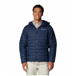 Giacca da uomo Columbia Powder Lite™ II Hooded Jacket blu scuro Collegiate Navy