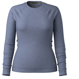 Maglietta sportiva da donna Smartwool W Classic Thermal Merino Base Layer Crew blu NIGHTFALL BLUE HEATER