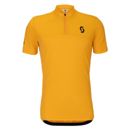 Maglia da ciclismo da uomo Scott Jersey M's Endurance LT SS giallo gleam orange