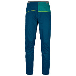 Pantaloni da uomo Ortovox Valbon Pants blu Petrol Blue