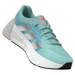 Scarpe da corsa da donna Adidas Questar 2 W blu Flaaqu/Silvmt/Solred