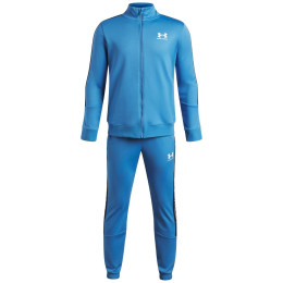 Tuta sportiva Under Armour UA B Icon Knit Tracksuit Aegean Blue blu Aegean Blue / / White