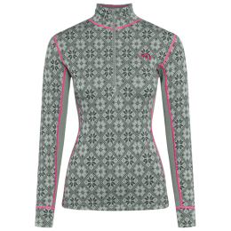 Felpa tecnica da donna Kari Traa Rose Half Zip Baselayer Top