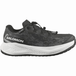 Scarpe da bambino Salomon Aero Grvl Wp J Black-White-Black