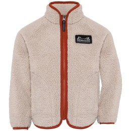 Felpa da bambino Didriksons Gibbs Kids Fullzip 2 Beach Beige/Rust beige Beach Beige/Rust