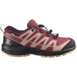 Scarpe junior Salomon Xa Pro V8 Cs Waterproof J rosso/nero earth red