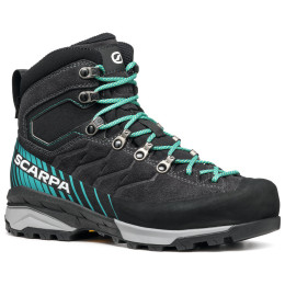 Scarpe da trekking da donna Scarpa Mescalito Trk Gtx Wmn nero/blu Dark Anthracite- Tropical Green