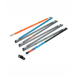 Sonda da valanga Ortovox Probe Alu 320+ blu/arancio Silver
