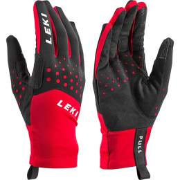 Guanti Leki Nordic Race nero/rosso Bloodkred