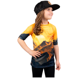 Maglietta sportiva per bambini Drexiss All Moon Unicorns Coolmax