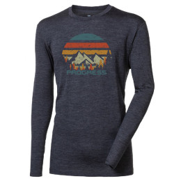 Maglietta funzionale da uomo Progress Loki "Landscape" grigio šedý melír