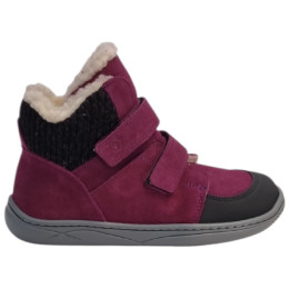 Scarpe barefoot per bambini beBare 3555TY Bordeaux rosa/porpora BORDEAUX