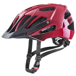 Casco da ciclismo Uvex Quatro Cc rosso/nero Dark Red - Black Mat