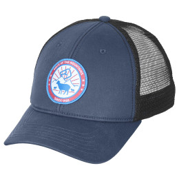 Berretto con visiera Ortovox Stay In Sheep Trucker Cap blu NightBlue