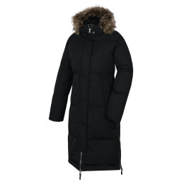Cappotto da donna in piuma Husky DOWNBAG L nero Black