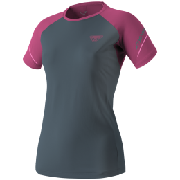 Maglietta sportiva da donna Dynafit Alpine Pro Short Sleeve Shirt Women grigio magenta/0720