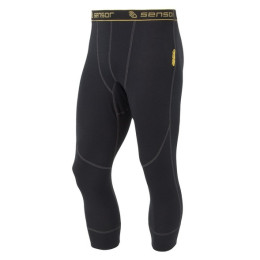 Pantaloni termici da uomo Sensor 3/4 Double Face nero Black