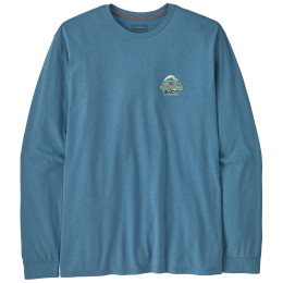 Maglietta da uomo Patagonia Long-Sleeved Great Waves Responsibili-Tee blu Shore Blue