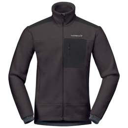 Felpa da uomo Norrona trollveggen warm3 Jacket grigio scuro Phantom