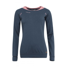 Maglietta da donna Chillaz Serles 2022 blu scuro dark blue melange