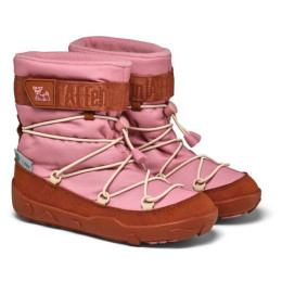 Stivali invernali per bambini Affenzahn Winter Boot Vegan Snowy Deer rosa Deer