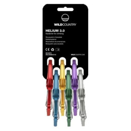 Moschettoni Wild Country Helium 3.0 Rack 6 Pack mix1