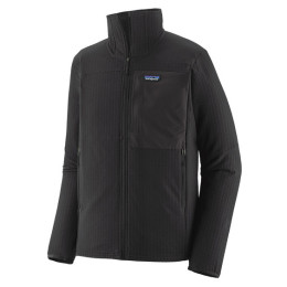 Felpa funzionale da uomo Patagonia M's R2 TechFace Jkt nero Black