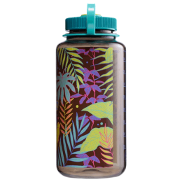 Borraccia Nalgene Wide Mouth Psychedelic Botanical 1000 ml verde/blu Woodsman/Botanical Ferns