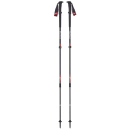 Bastoncini da trekking Black Diamond Trail Pro nero/rosso FireRed