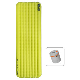Materassino gonfiabile Flextail TINY Sleeping Pad R03 AVS - Regular Long 196 cm verde Green
