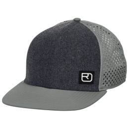 Berretto con visiera Ortovox Logo Air Trucker Cap grigio/verde Green Sage