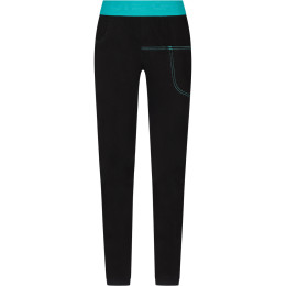 Pantaloni da donna La Sportiva Epoc Jeans W nero Black/Aqua