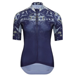 Maglia da ciclismo per donna Silvini Mottolina blu scuro navy