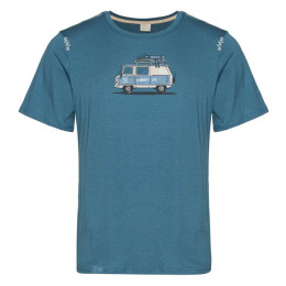 Maglietta da uomo Chillaz Bozen Climber's Life blu Blue