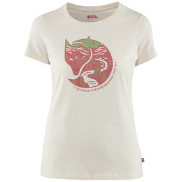 Maglietta da donna Fjällräven Arctic Fox Print T-shirt W bianco 113_white