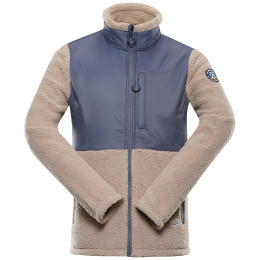 Felpa da uomo Alpine Pro Hanan marrone/blu folkstone