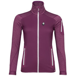 Giacca da donna High Point Merino Alpha Lady viola Red / Antracit