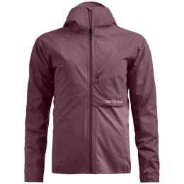 Giacca impermeabile da donna Ortovox Trace 2.5L Jacket W rosa Chestnut