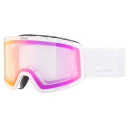 Occhiali da sci Uvex Provoqe V bianco WHITE MATT DL/PINK-CLEAR S0-2