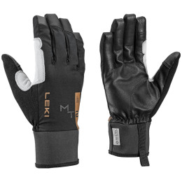 Guanti da sci Leki Montera Storm nero/marrone black-white-brown