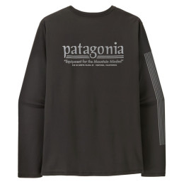 Maglietta da uomo Patagonia M's L/S Cap Cool Daily Shirt - Hut Tripper nero Black