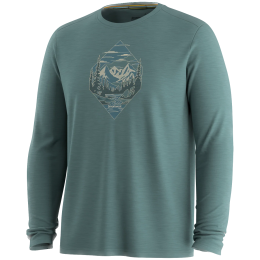 Maglietta funzionale da uomo Smartwool Men's Wander Valley Active Long Sleeve G turchese