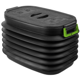 Scatola pieghevole con coperchio Yolco CP37 nero/verde